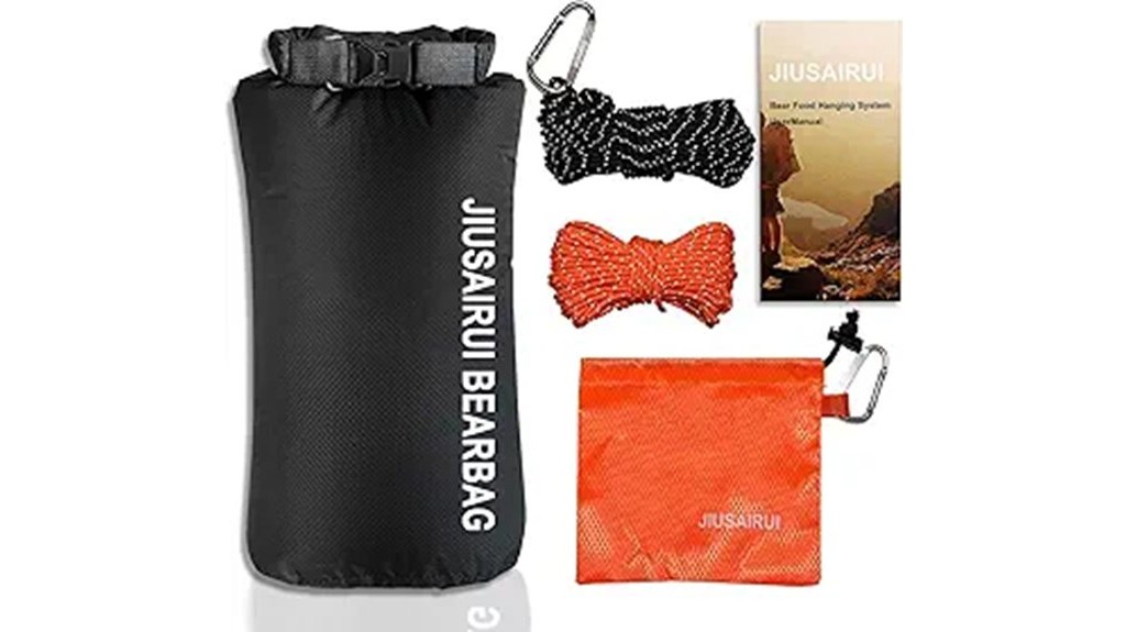 lightweight bear resistant hanging storage solution