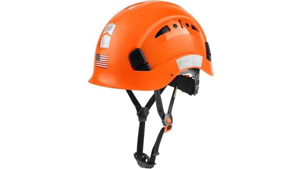 lightweight vented adjustable work helmet