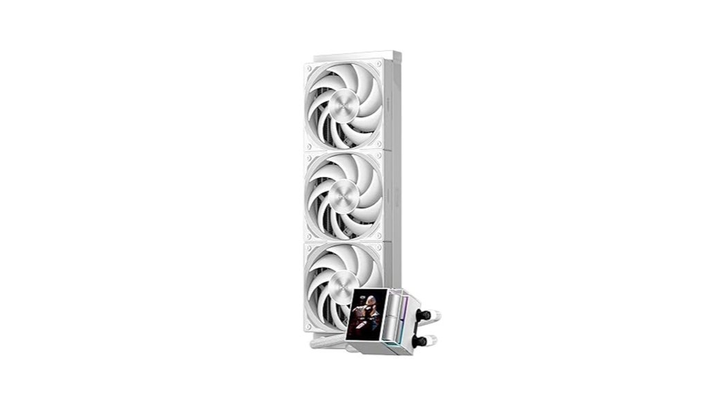 liquid cpu cooling with display