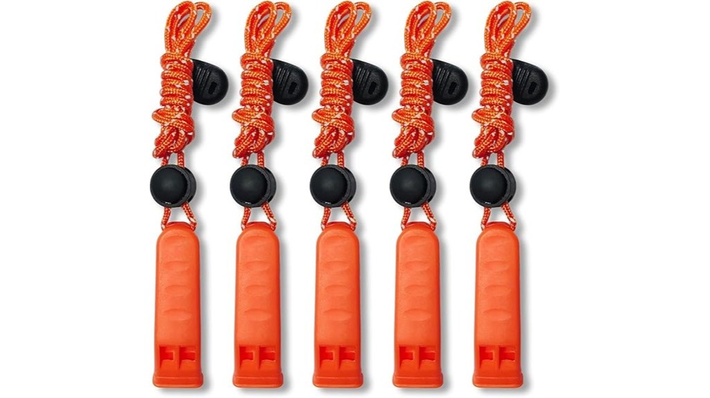 loud emergency camping hiking whistles