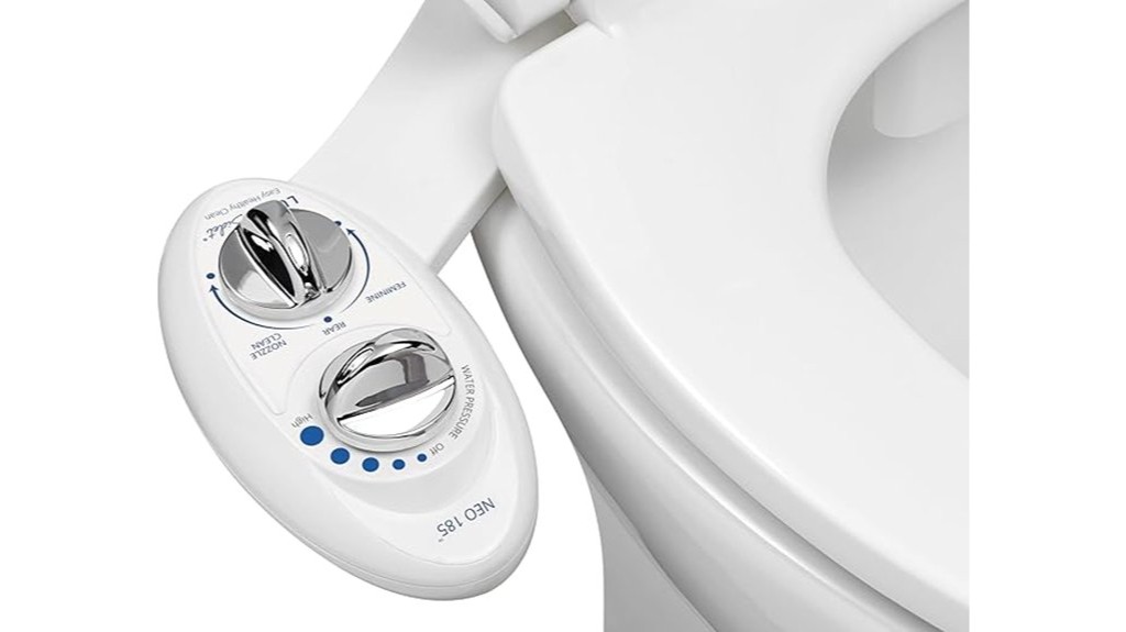 luxury bidet attachment non electric toilet
