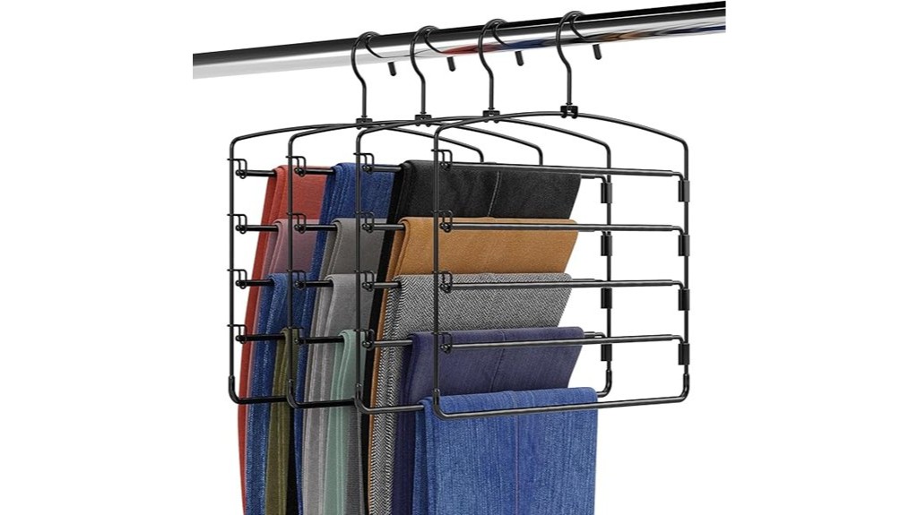 luxury pants organizer hangers