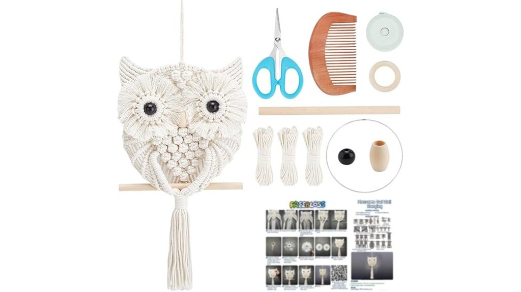 macrame owl kit for beginners
