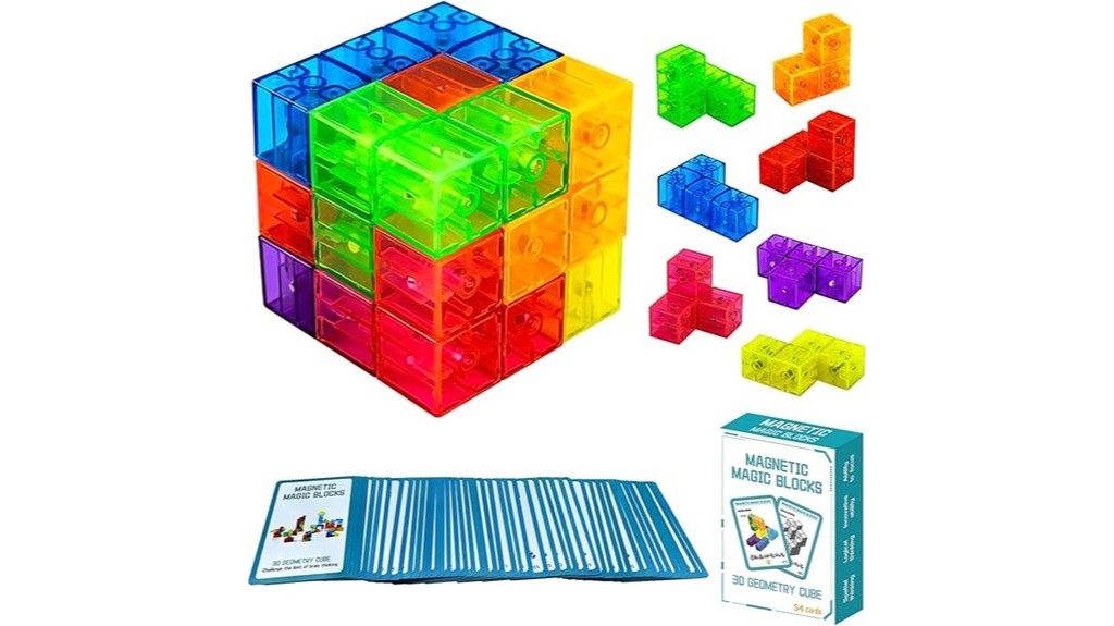 magnetic building blocks 3d puzzle