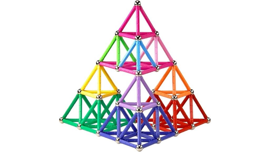 magnetic building blocks building sticks set