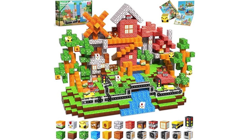 magnetic building toy for children