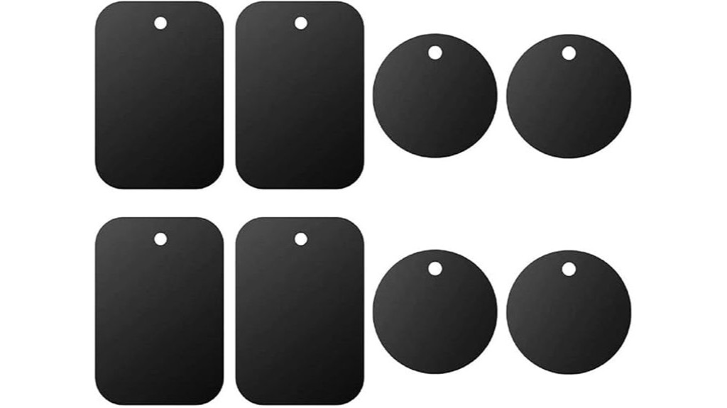 magnetic car mount metal plates