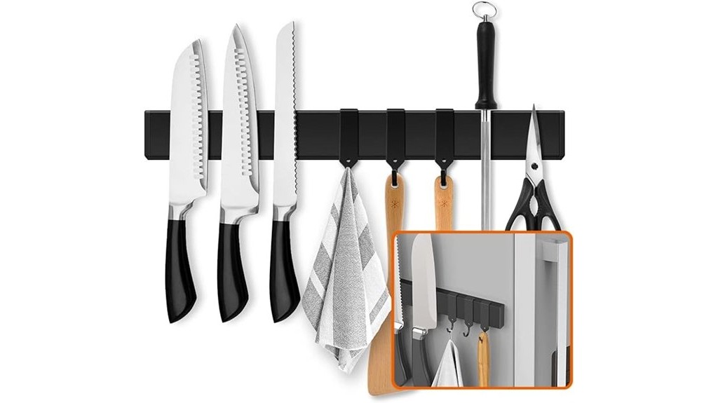 magnetic double sided 17 inch knife holder