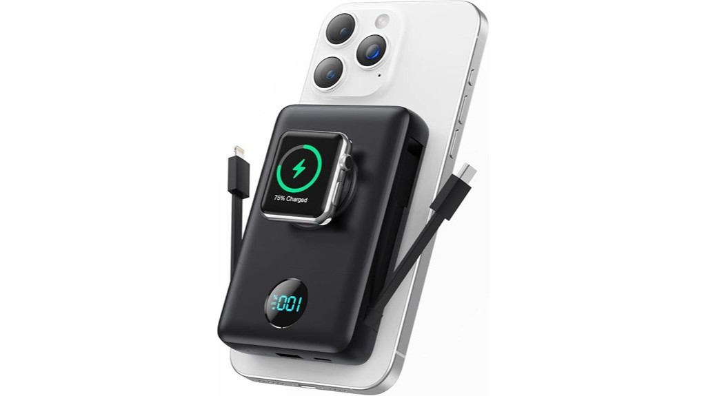 magnetic portable charging iphone cables