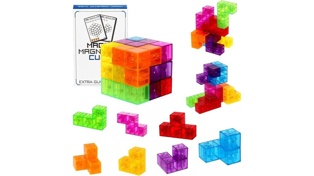 magnetic puzzle cubes for building