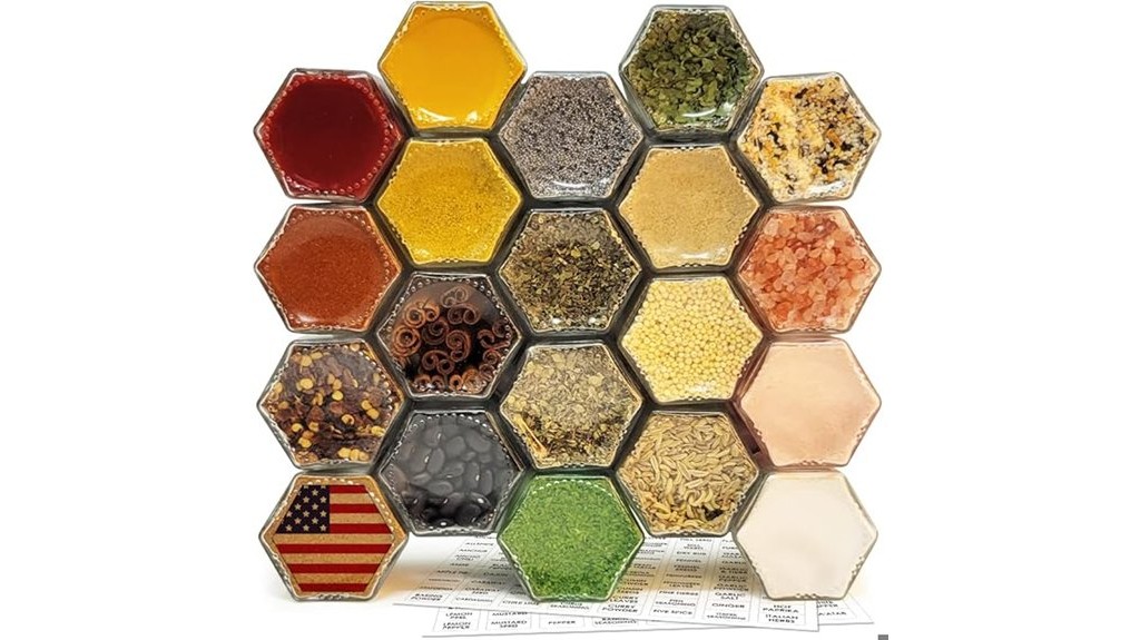 magnetic spice jars for refrigerator