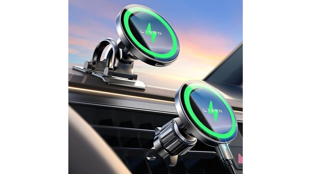 magnetic wireless car iphone samsung charger