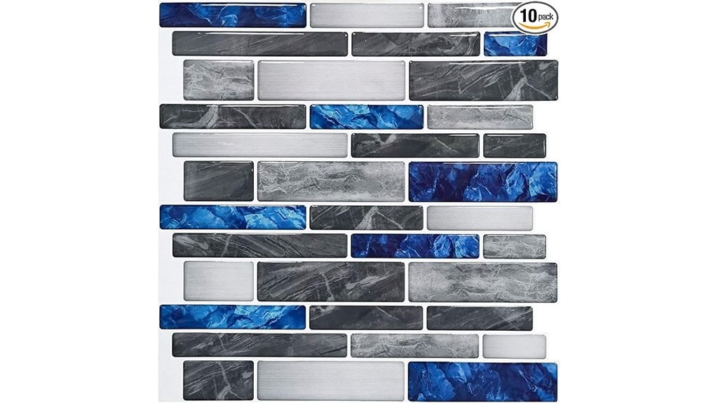 marble self adhesive kitchen backsplash tiles