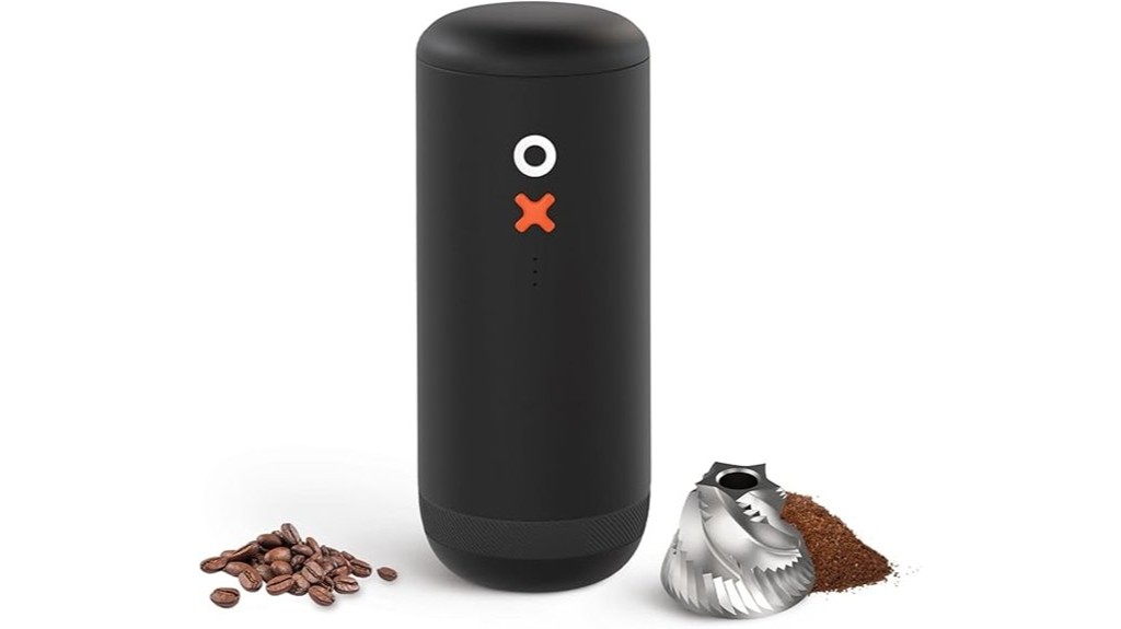 matte black coffee grinder