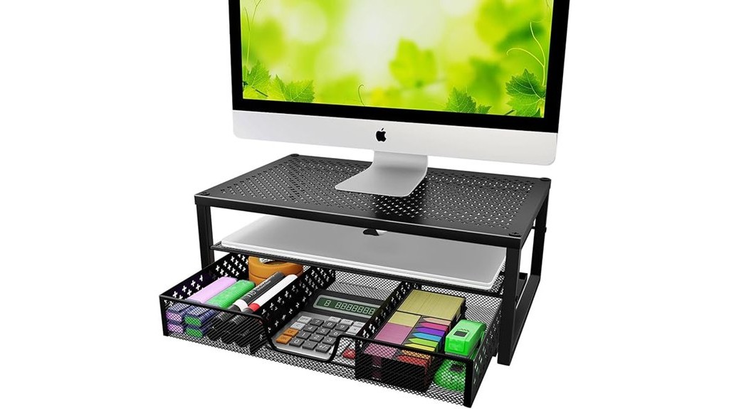 metal desk organizer