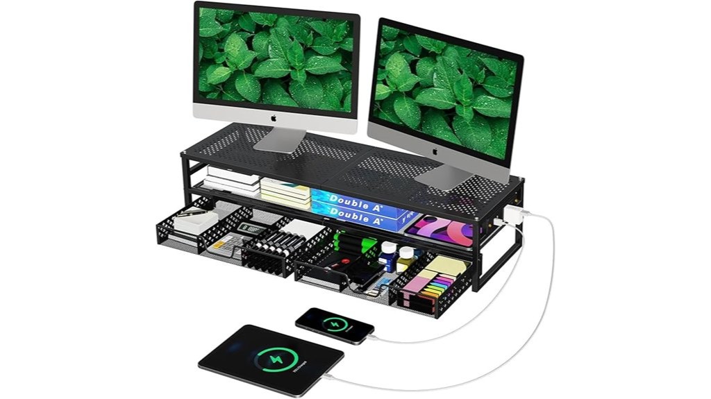 metal monitor stand riser