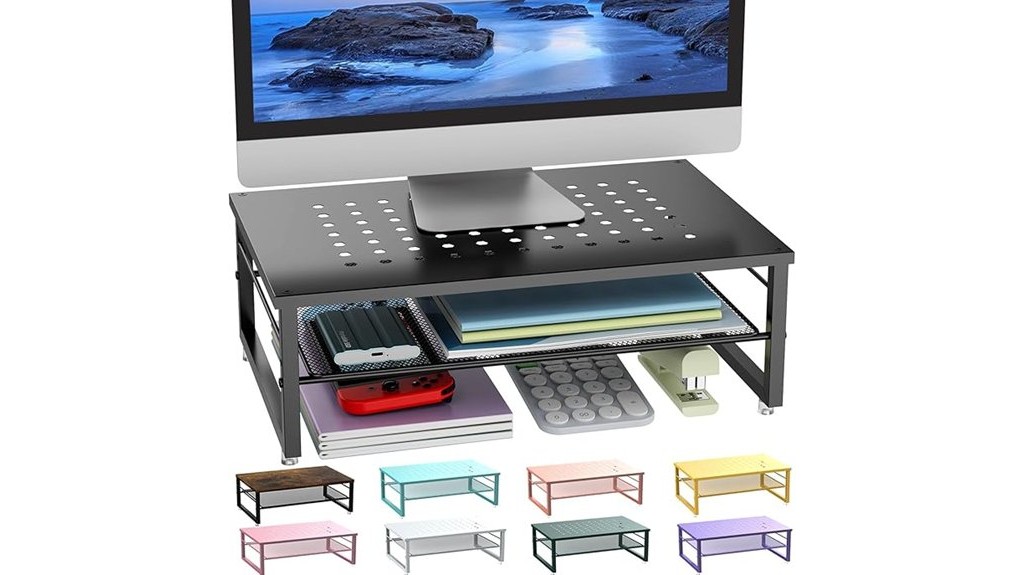metal monitor stand riser