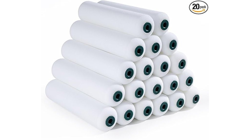 mini paint roller covers