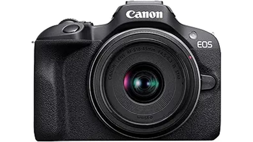 mirrorless camera with kit lens
