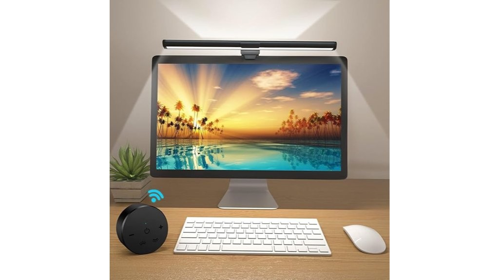 monitor light bar remote
