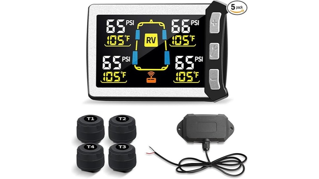 monitoring system for rv trailer tires