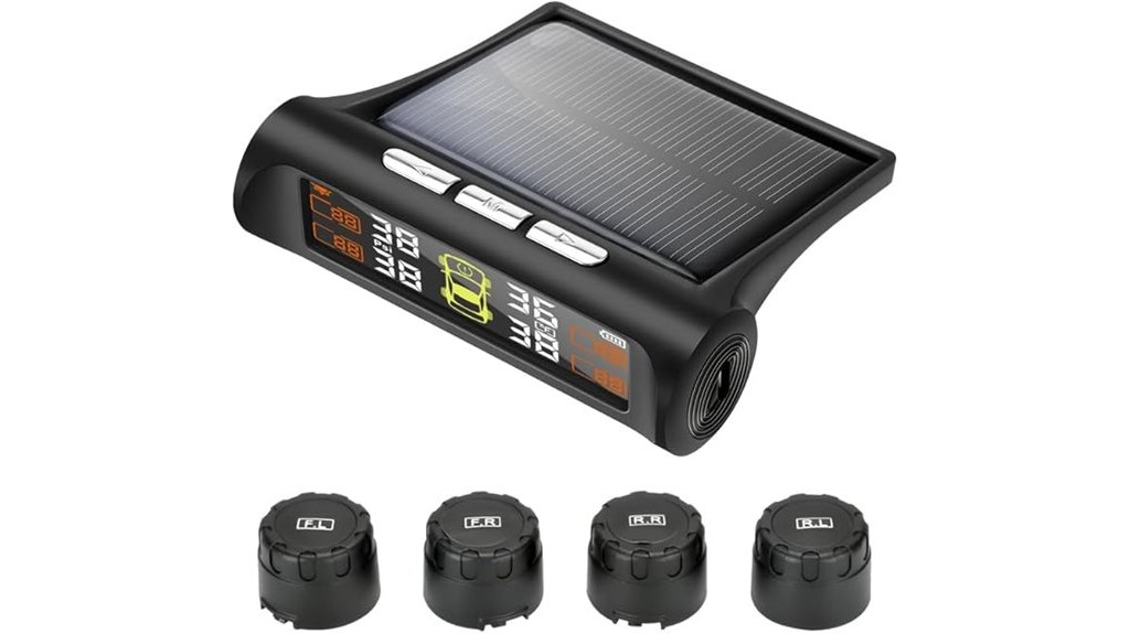 monitors tire pressure efficiently