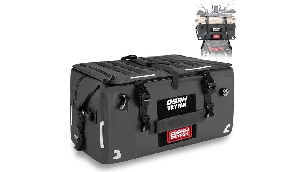 motorcycle waterproof storage capacity 40 liters