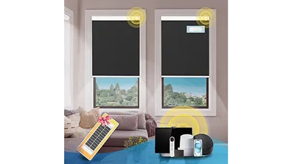 motorized blinds with solar power