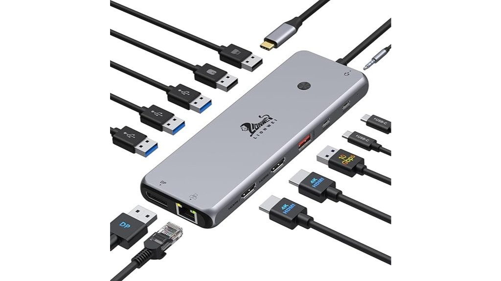multi functional usb c dock