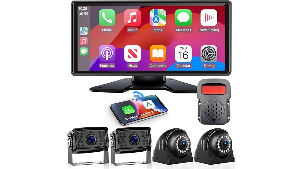 multifaceted rv camera monitoring system