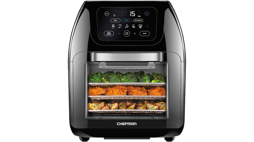 multifunctional digital family size air fryer