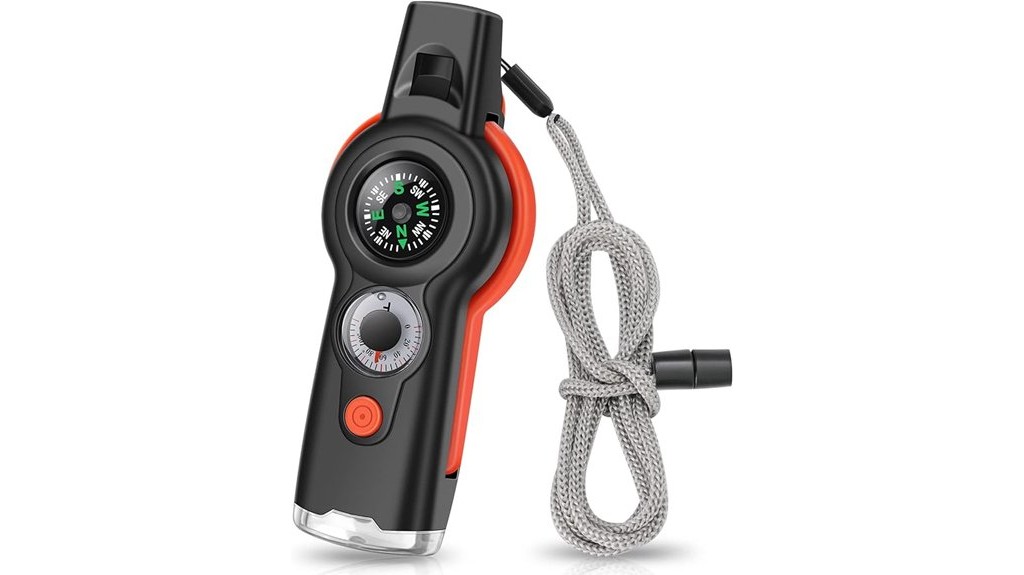 multifunctional emergency survival whistle