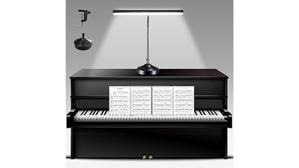 multifunctional piano desk lamp