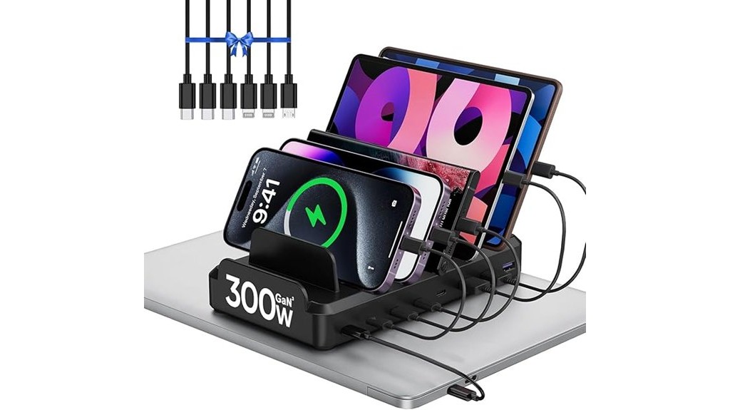 multiple device charging station