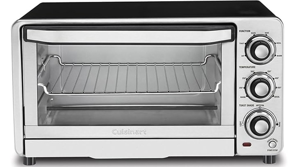 multipurpose compact toaster oven broiler