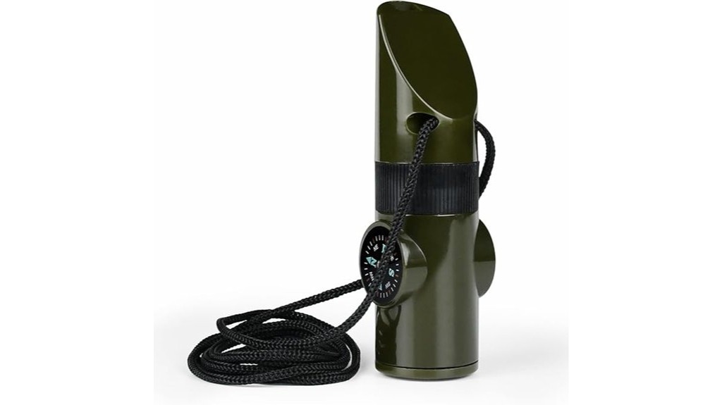 multipurpose outdoor survival whistle