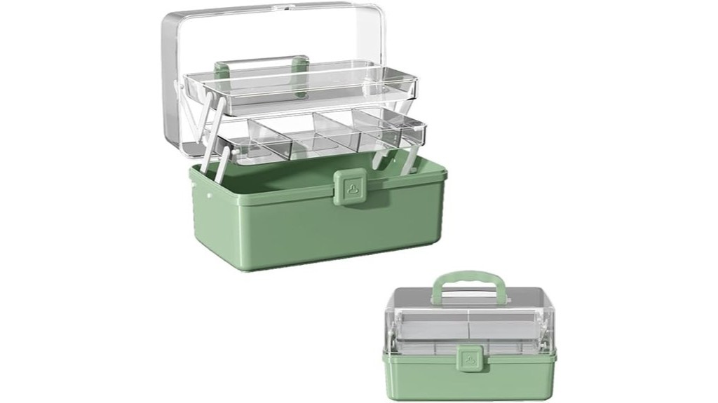multipurpose storage box haze green