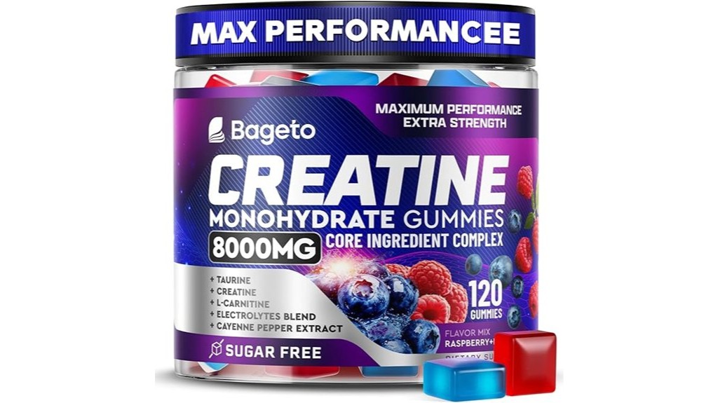 muscle building creatine gummies for energy