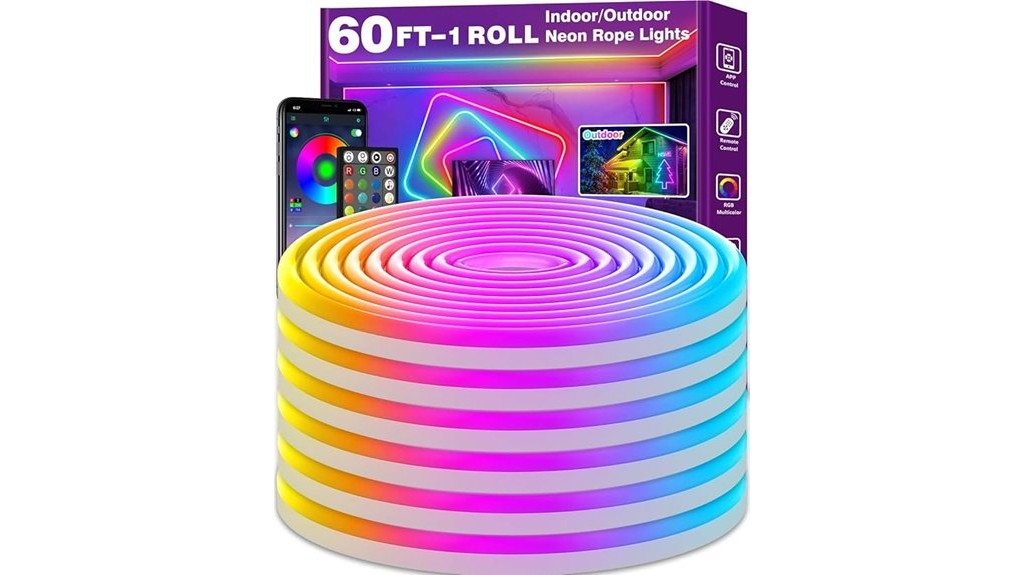 neon rope lights app controlled