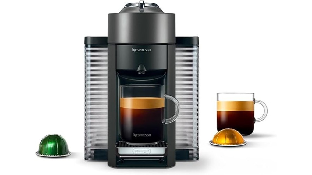 nespresso vertuo graphite metal coffee maker