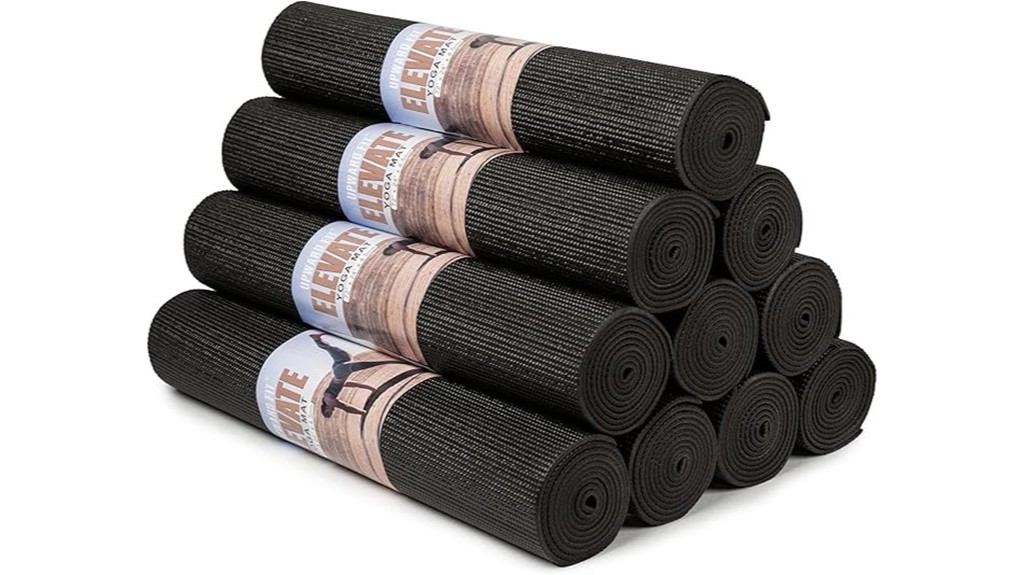 non slip yoga mats thick pack