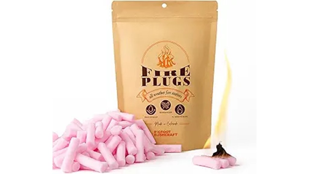 nontoxic waterproof fire starting convenience