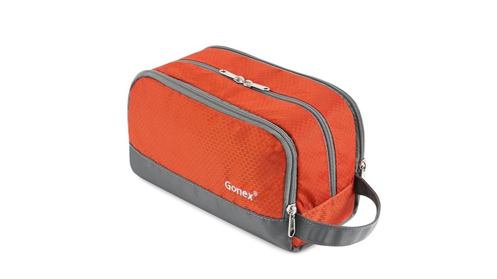 nylon toiletry organizer travel bag