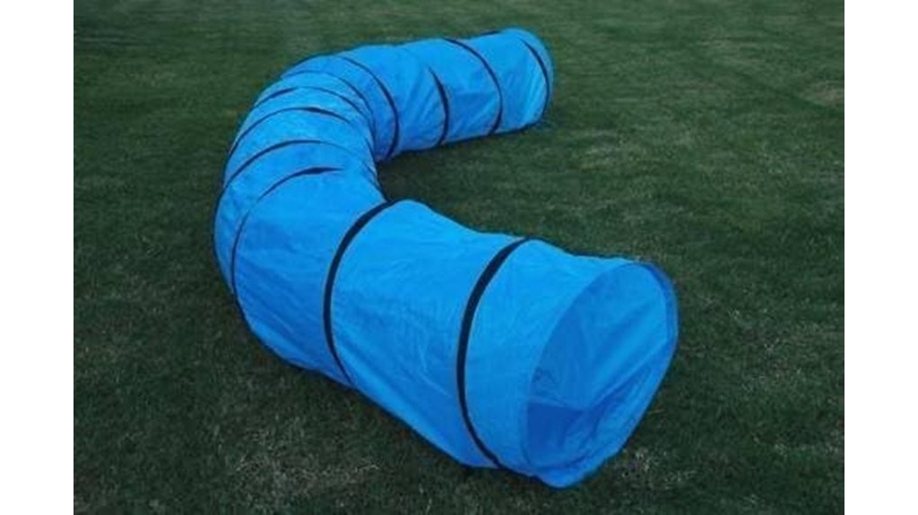 open agility training tunnel