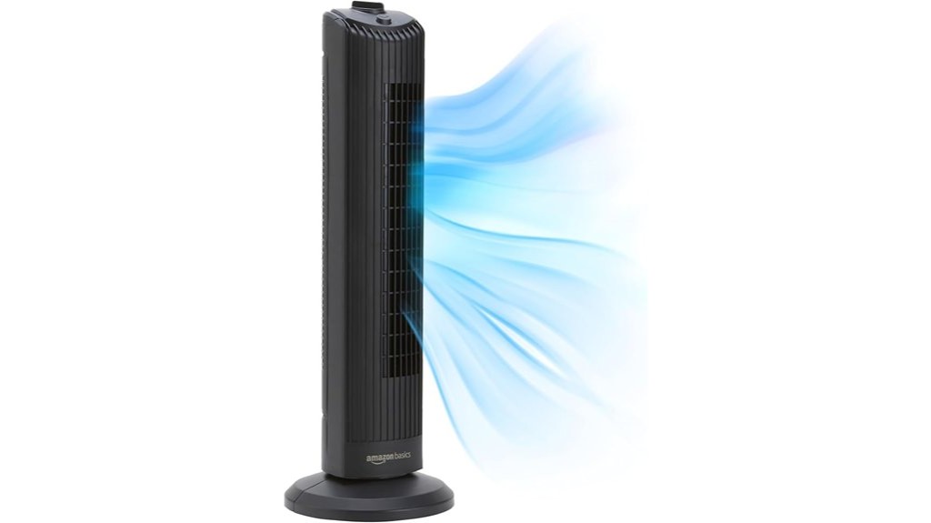 oscillating tower fan basic design