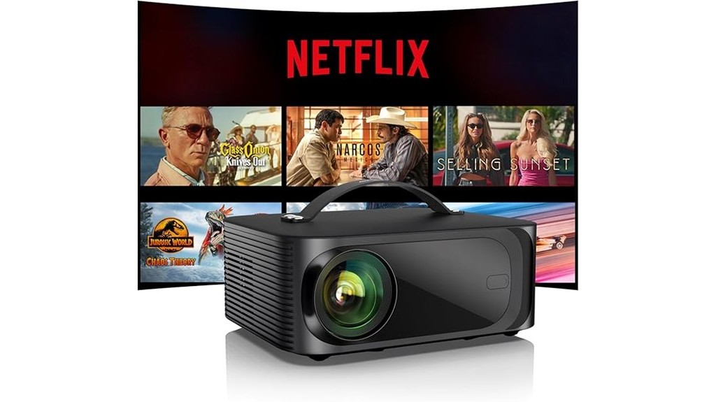 outdoor 4k smart projector