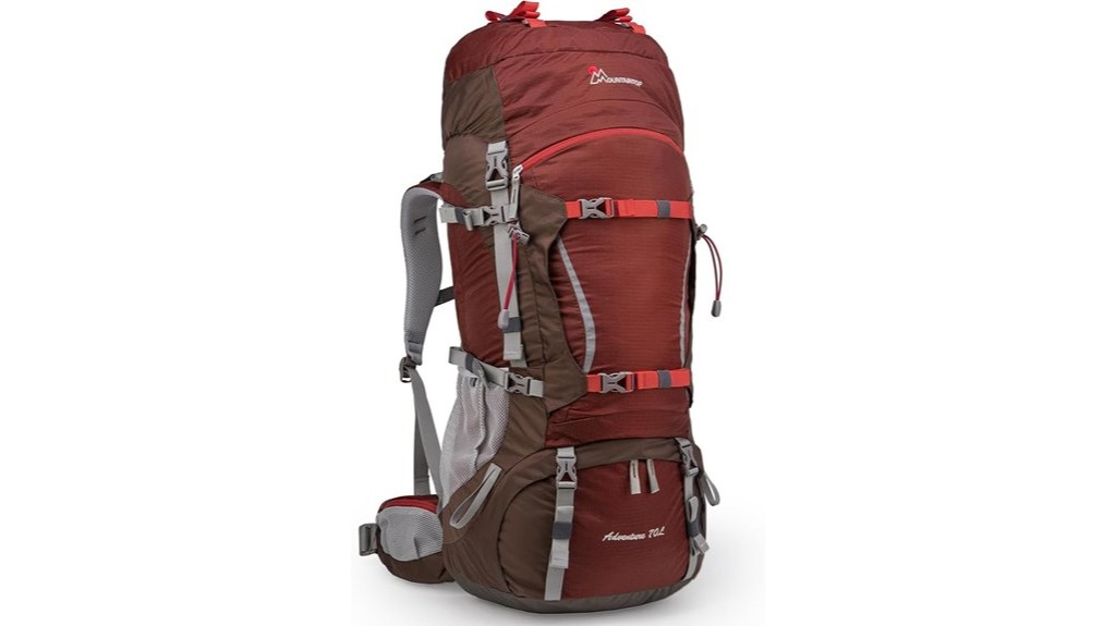 outdoor adventure backpack with capacity