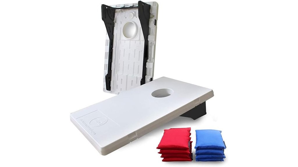 outdoor cornhole game set