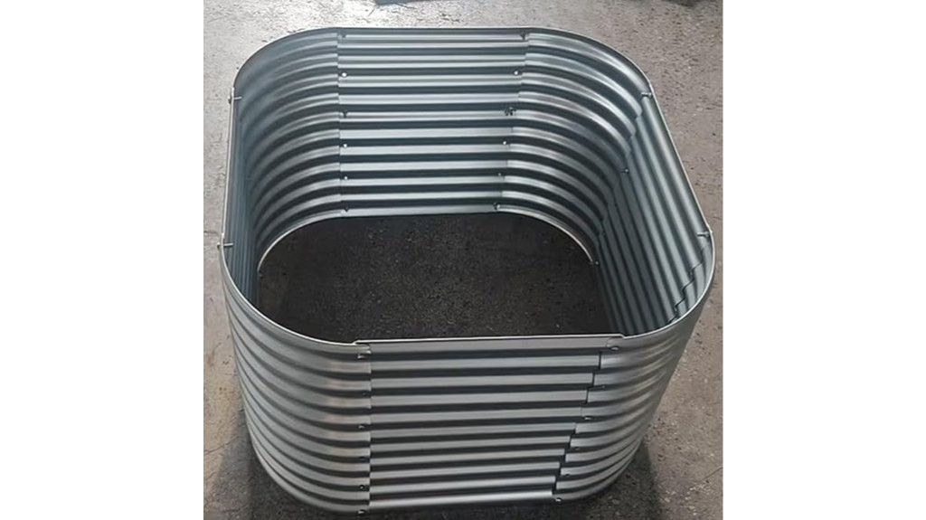 outdoor galvanized raised garden beds