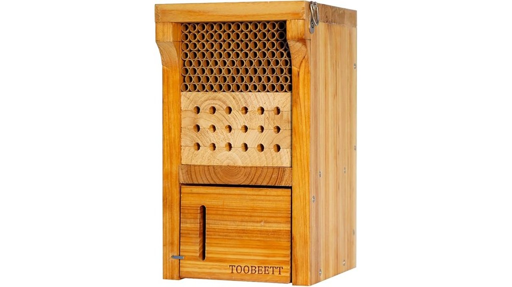 outdoor pollinator housing structure